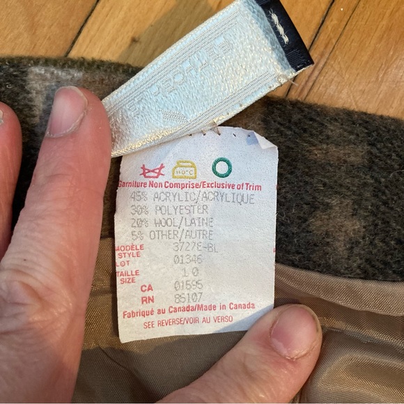 Vintage southwest patterned wool blend pencil skirt - Picture 5 of 9